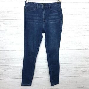 Girl With Curves Jeans High Rise Skinny Jeans Medium Wash Stretchy size 4